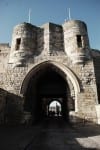 The archway in to Lincoln Castle