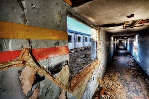 Nocton Hall Hospital Corridor, Photographer: alienwatch